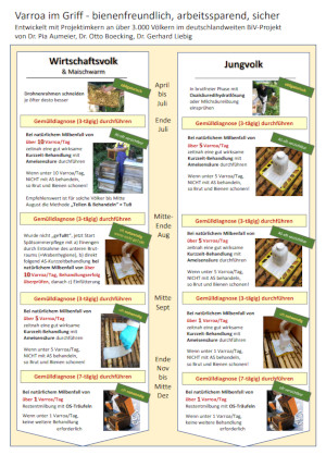 Vorschau 'Varroa im Griff – bienenfreundlich, arbeitssparend, sicher'