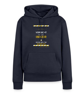 Biologische imker-hoodie met het ontwerp 