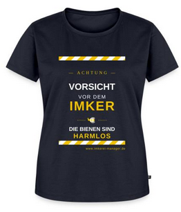 Biologisch imker-T-shirt met het ontwerp 
